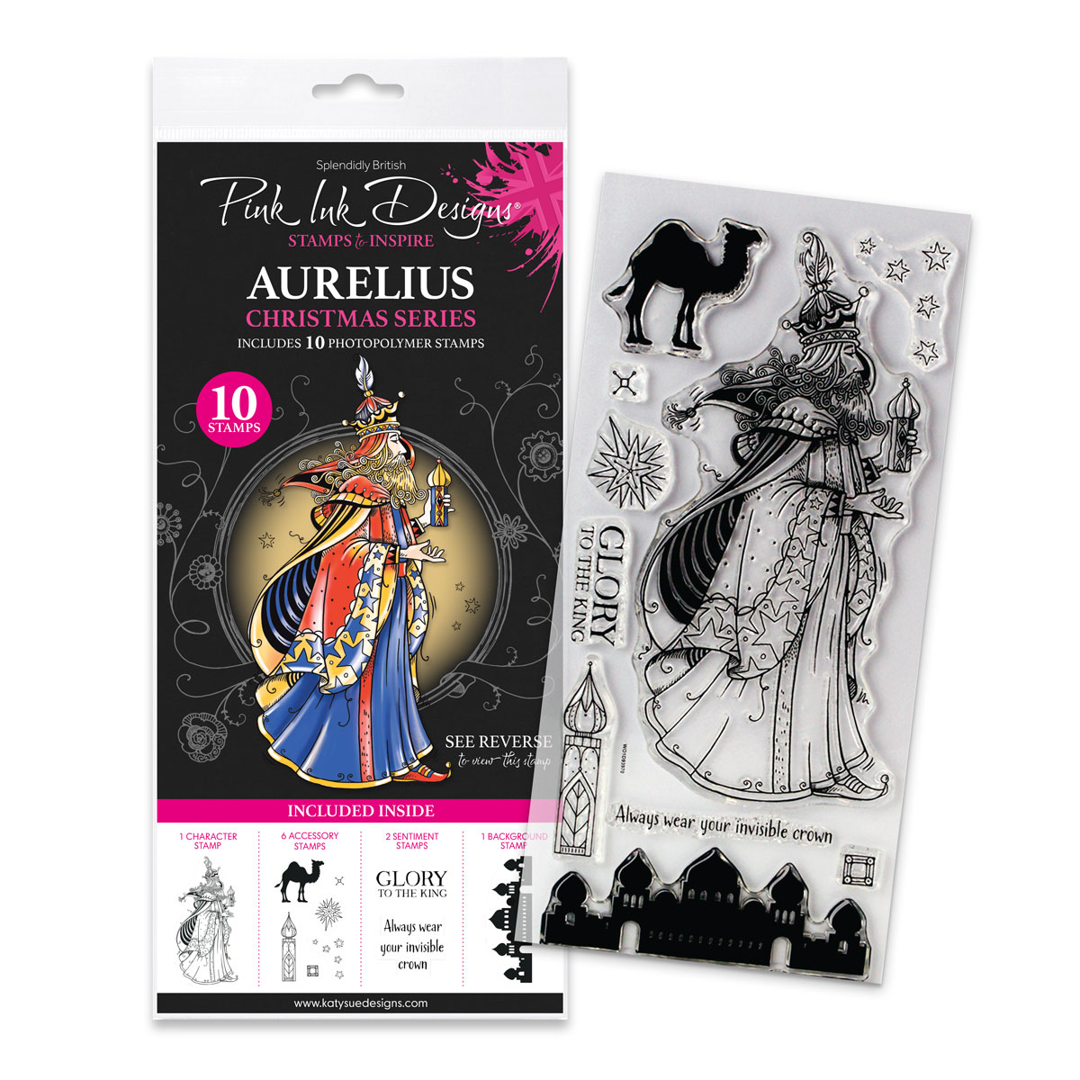 07-0004-PI - Pink Ink Designs - Aurelius - Christmas King - 