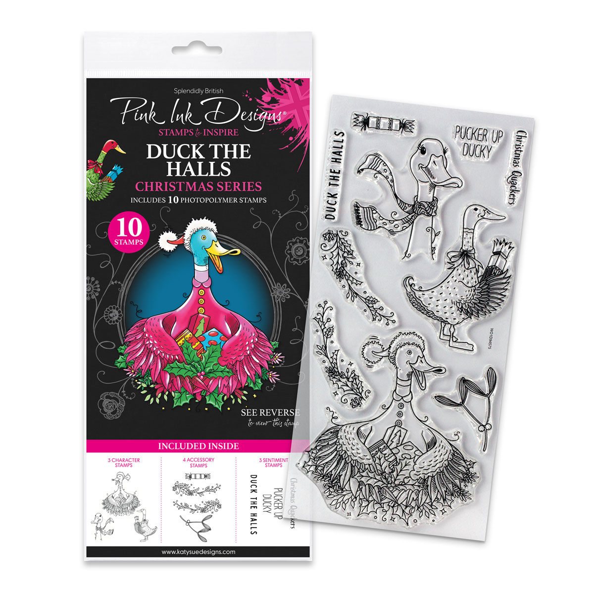 07-0007-PI - Pink Ink Designs - Duck The Halls - 