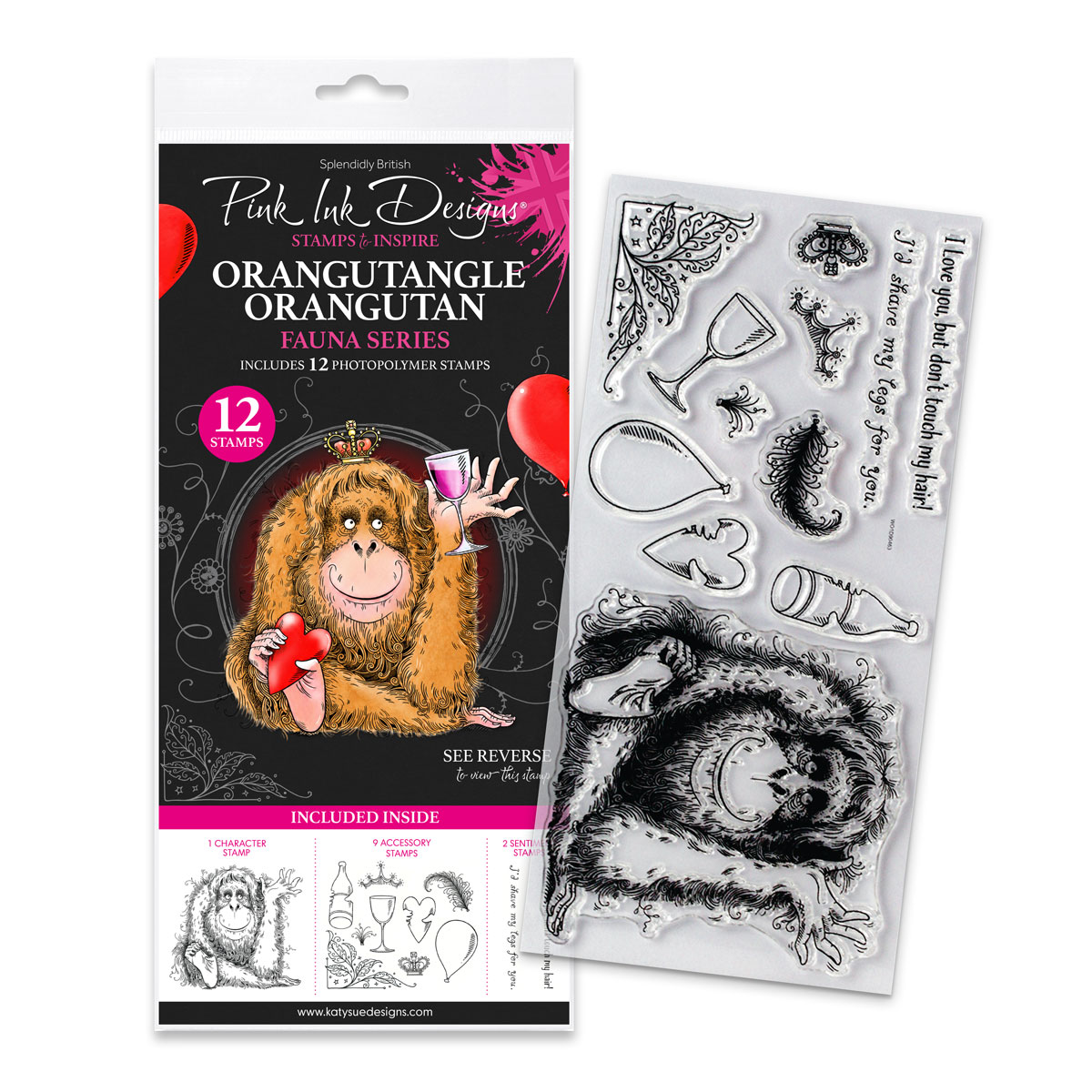 07-0017-PI - Pink Ink Designs - Orangutangle Orangutan - 