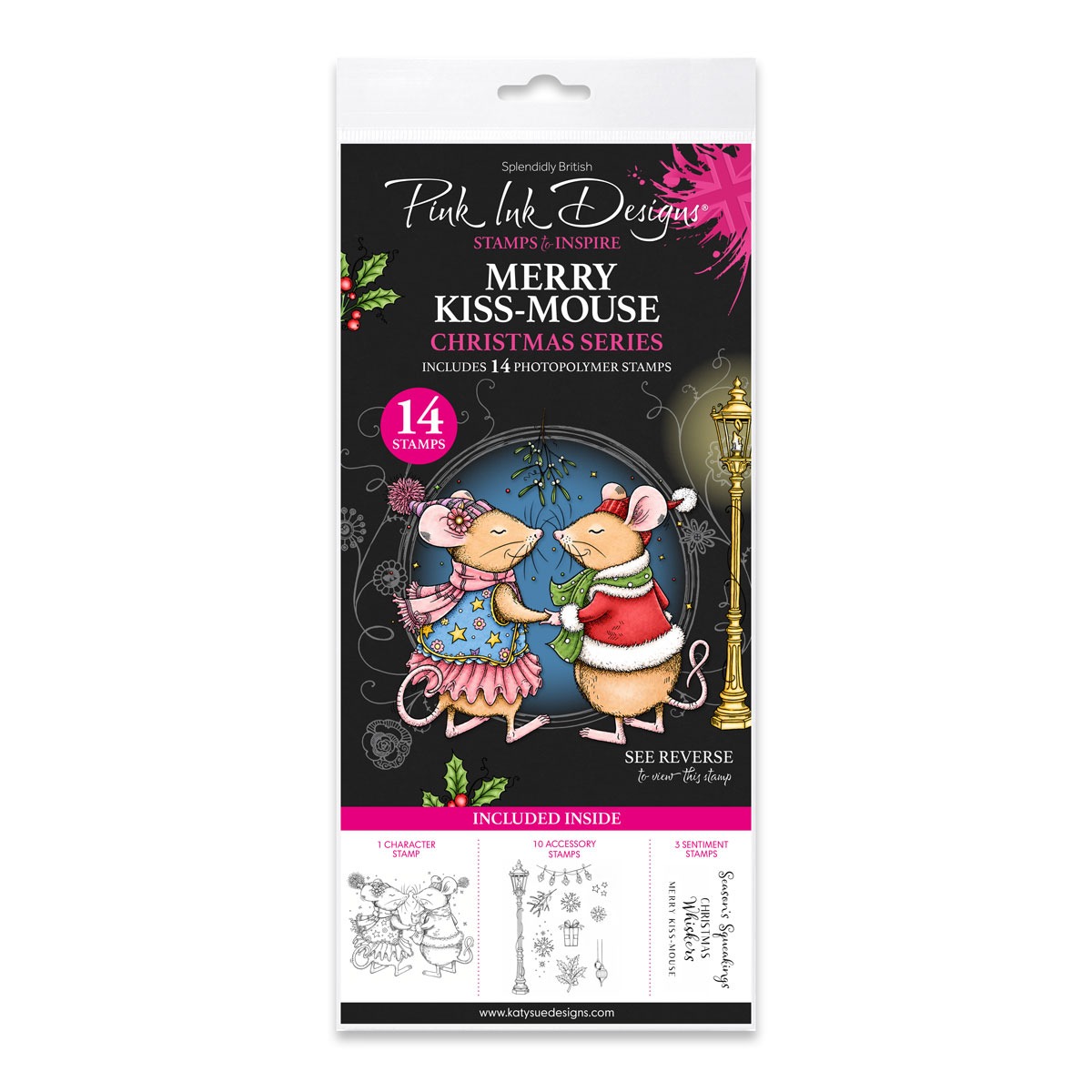 07-0027-PI - Pink Ink Designs - Merry Kiss-Mouse - 