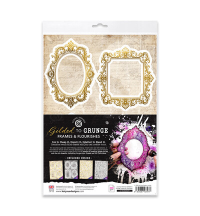 12-DCE026GFF - Cosmic Shimmer - Gilded to Grunge Frames & Flourishes - 