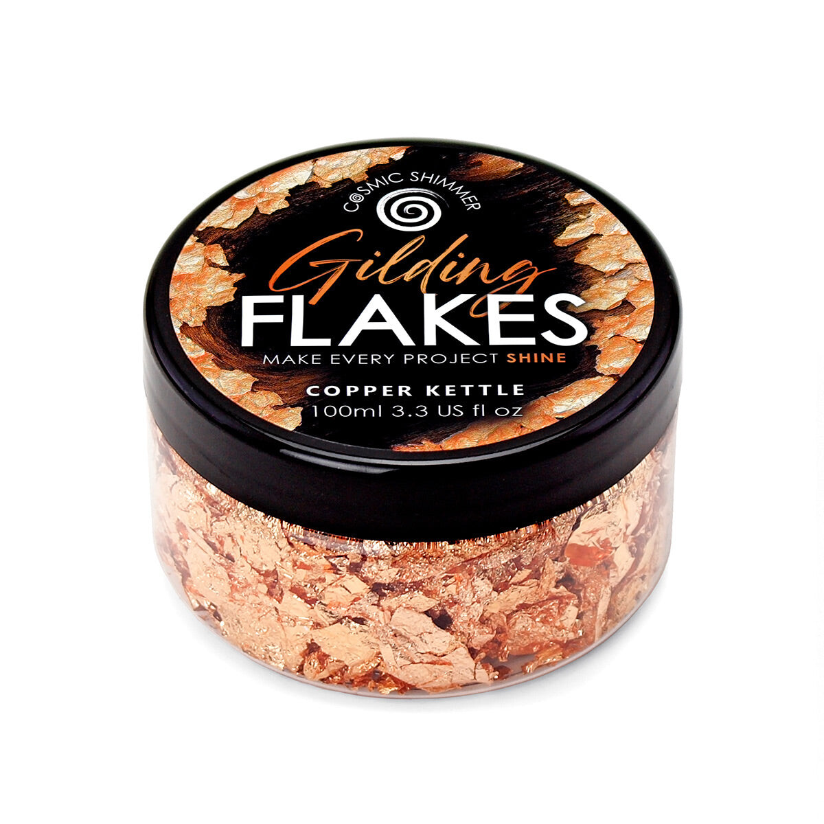 32-GF003-100 - Cosmic Shimmer - Gilding Flakes - Copper Kettle 100ml - Gilding Flakes