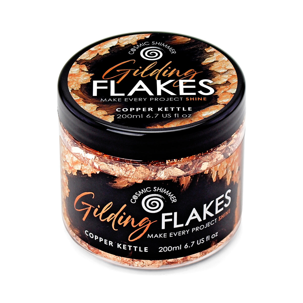 32-GF003-200 - Cosmic Shimmer - Gilding Flakes - Copper Kettle 200ml - Gilding Flakes
