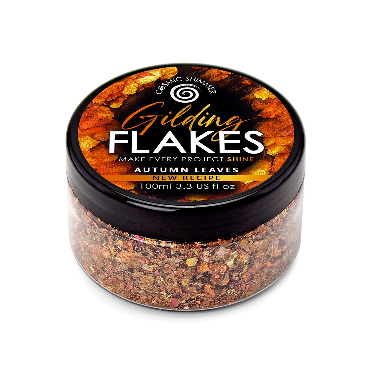 32-GF004-100 - Cosmic Shimmer - Gilding Flakes - Autumn Leaves 100ml - Gilding Flakes