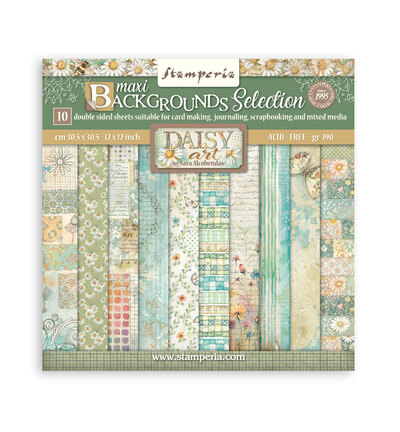 SBBL183 - Stamperia - Pad, Background selection Daisy Art - SBBL183 - Stamperia - Pad, Background selection Daisy Art -