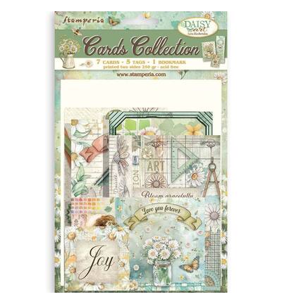 SBCARD38 - Stamperia - Cards Collection, Daisy Art - Cartes
