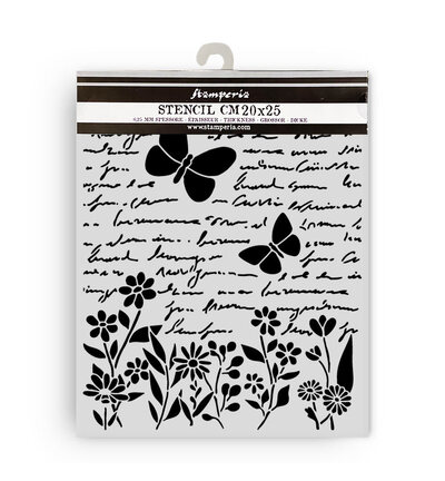 KSTD199 - Stamperia - Letter and butterfly - KSTD199 - Stamperia - Letter and butterfly -
