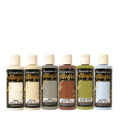 KALKIT71 - Stamperia - Kit Allegro peinture acrylique - 
