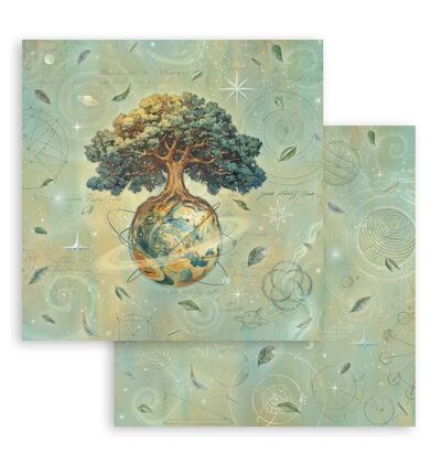 SBB1138 - Stamperia - Feuilles séparées 6 recto-verso - 