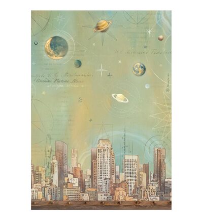 DFSA41109 - Stamperia - Papier de riz A4 emballé - 