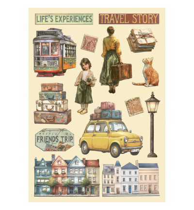 KLSP199 - Stamperia - Formes en bois laser A5 - 