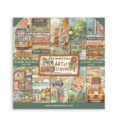 SBBL164 - Stamperia - Bloc Scrapbooking grand 22 feuilles - 