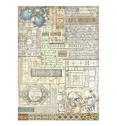 DFSA4976 - Stamperia - Papier de riz A4 emballé - 