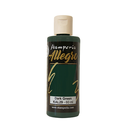 KAL29 - Stamperia - Allegro Vert foncé 60ml - 