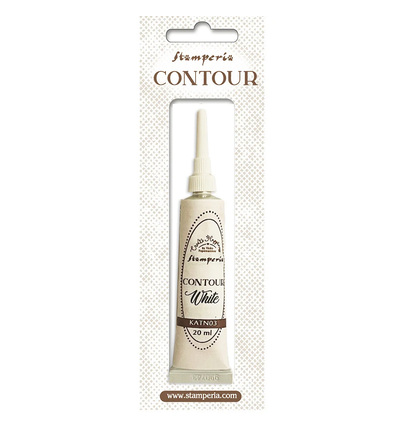 KATN03 - Stamperia - Liner contour Blanc 20ml - 