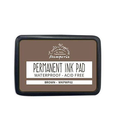 WKPWP02 - Stamperia - Tampon permanent Brun - 