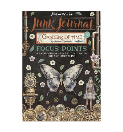 SBJKS01 - Stamperia - Stamperia Junk Journal Focus Points A5 – Gardens of Time - 