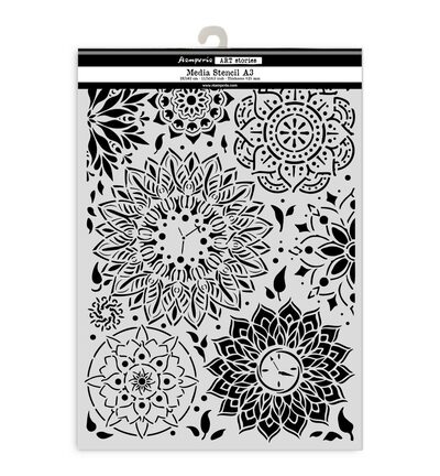 KSTDA3012 - Stamperia - Stamperia Pochoir A3 – Mandala Pattern - KSTDA3012 - Stamperia - Stamperia Pochoir A3 – Mandala Pattern -