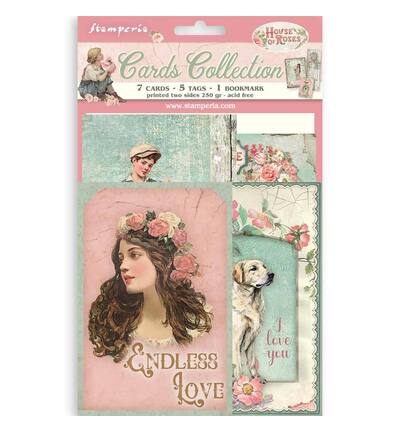 SBCARD41 - Stamperia - Stamperia Collection Cartes – House of Roses - SBCARD41 - Stamperia - Stamperia Collection Cartes – House of Roses -