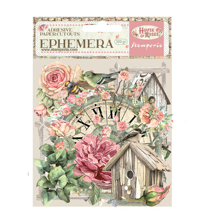 DFLCT62 - Stamperia - Stamperia Éphéméra – House of Roses - DFLCT62 - Stamperia - Stamperia Éphéméra – House of Roses -