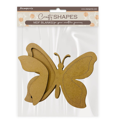 KLSM43 - Stamperia - Stamperia Crafty Shapes – House of Roses Papillons - KLSM43 - Stamperia - Stamperia Crafty Shapes – House of Roses Papillons -