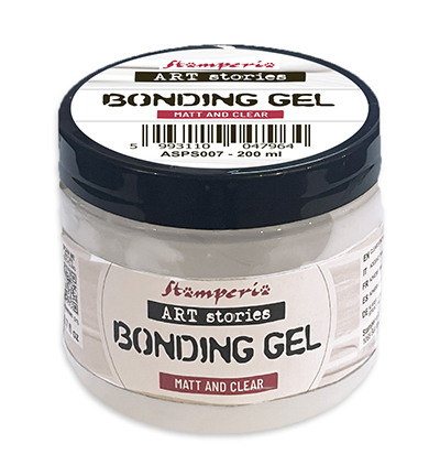 ASPS007 - Stamperia - Bonding gel matt and clear 200ml - Pâtes ASPS007 - Stamperia - Bonding gel matt and clear 200ml - Pâtes