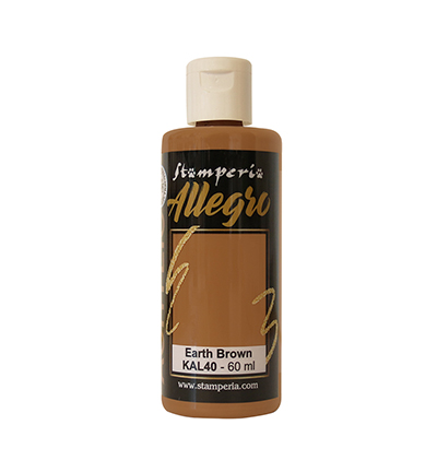 KAL40 - Stamperia - Allegro Acryl Paint 60ml - Earth brown - 