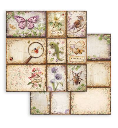 SBB1150 - Stamperia - Stamperia Papier recto-verso – All Around Mixed Cards - 