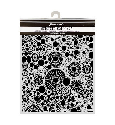 KSTD206 - Stamperia - Stamperia Pochoir 20x25 cm – All Around Rings - 