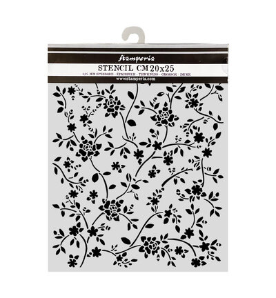 KSTD207 - Stamperia - Stamperia Pochoir 20x25 cm – All Around Ramage - 