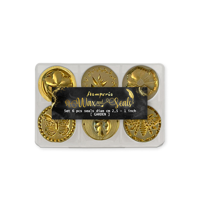 WAXSL13 - Stamperia - Stamperia Set de sceaux décoratifs – All Around Garden - 