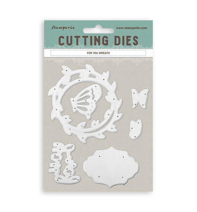 SFT21 - Stamperia - Stamperia Matrices de découpe – For You Wreath - 
