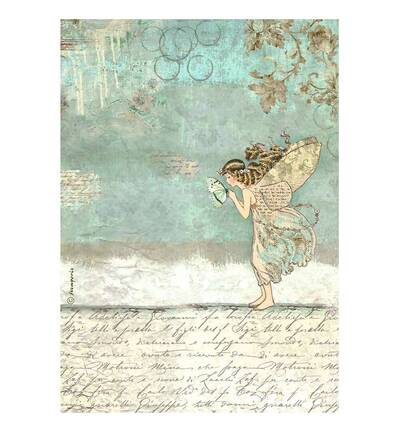 DFSA4930 - Stamperia - Stamperia Papier de riz A4 – Wonderland Fairy - 