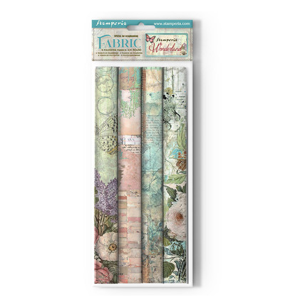 SBPLT31 - Stamperia - Stamperia Feuilles de tissu – Wonderland - 