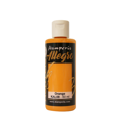 KAL08 - Stamperia - Peinture acrylique Allegro 60 ml - Orange - 