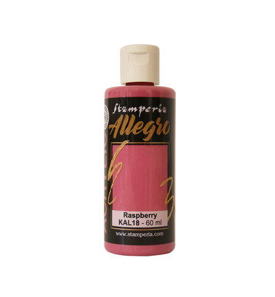 KAL18 - Stamperia - Peinture acrylique Allegro 60 ml - Framboise - 