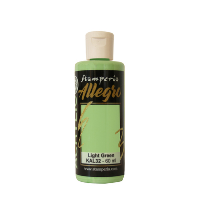 KAL32 - Stamperia - Peinture acrylique Allegro 60 ml - Vert clair - 