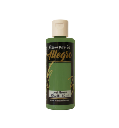 KAL46 - Stamperia - Peinture acrylique Allegro 60 ml - Vert feuille - 
