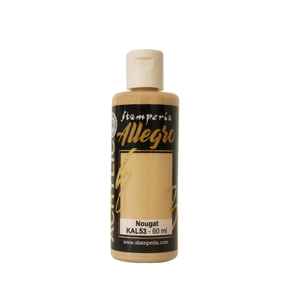 KAL53 - Stamperia - Peinture acrylique Allegro 60 ml - Nougat - 