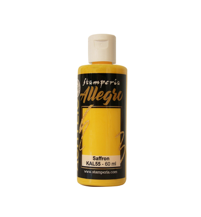 KAL55 - Stamperia - Peinture acrylique Allegro 60 ml - Safran - 