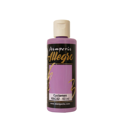 KAL62 - Stamperia - Peinture acrylique Allegro 60 ml - Cyclamen - 