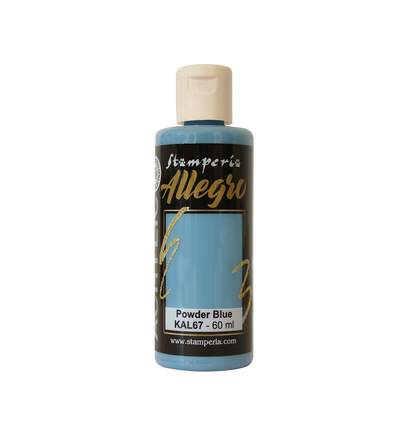 KAL67 - Stamperia - Peinture acrylique Allegro 60 ml - Bleu poudré - 