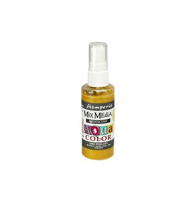 KAQ021 - Stamperia - Spray Aquacolor 60 ml - Or nacré - 