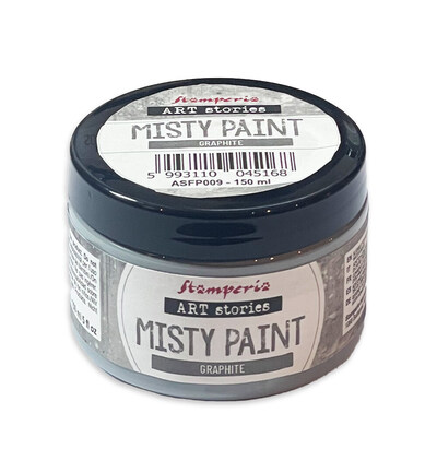ASFP009 - Stamperia - Peinture Misty 150 ml - Graphite - 