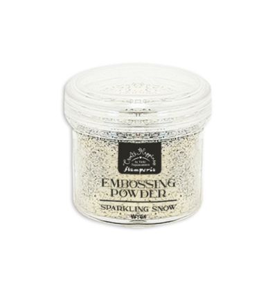 WY04 - Stamperia - Stamperia poudre d'embossage – Sparkling Snow 18gr - 