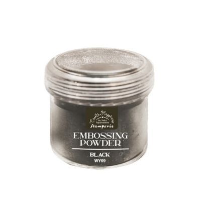 WY09 - Stamperia - Stamperia poudre d'embossage – Black 18gr - 