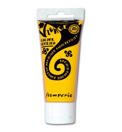 KAB02 - Stamperia - Peinture acrylique Vivace 60 ml - Jaune foncé - 