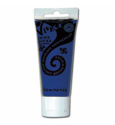 KAB16 - Stamperia - Peinture acrylique Vivace 60 ml - Bleu marine - 