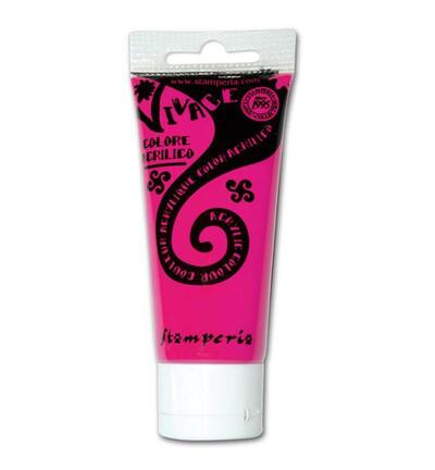 KAB17 - Stamperia - Peinture acrylique Vivace 60 ml - Rouge magenta - 