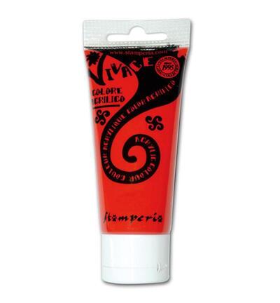 KAB18 - Stamperia - Peinture acrylique Vivace 60 ml - Vermillon - 